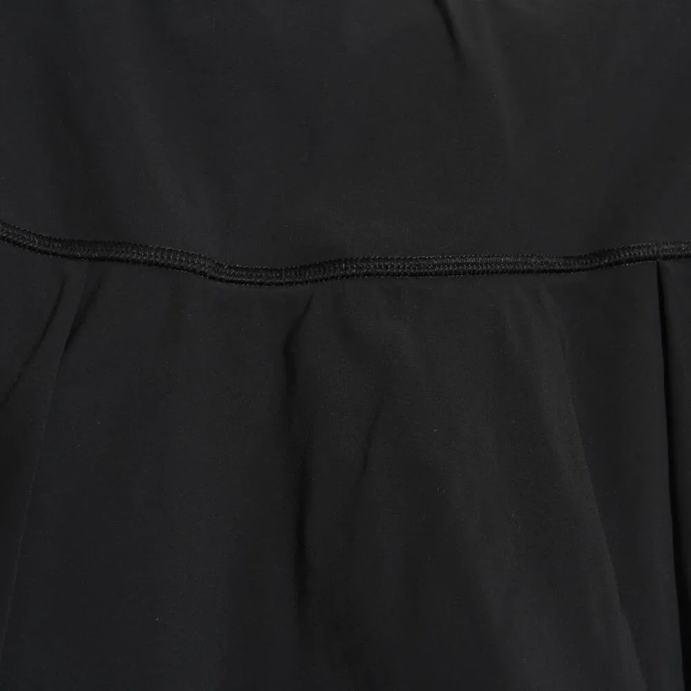 Lululemon Hit Your Stride Skirt Black Mini Skort Liner Shorts Mid-Rise Size 4